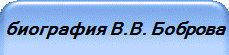 биография В.В. Боброва